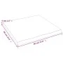 Treated wood table top with natural brown edge 60x60x(2-4) cm by vidaXL, Table tops - Ref: Foro24-363936, Price: 64,72 €, Dis...