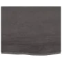 Wandregal aus dunkelbraun behandeltem Eichenholz, 60 x 50 x 2 cm von vidaXL, Regale und Regale - Ref: Foro24-363770, Preis: 5...