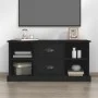 Schwarzer TV-Schrank aus Sperrholz, 99,5 x 35,5 x 48 cm von vidaXL, TV-Möbel - Ref: Foro24-816273, Preis: 80,92 €, Rabatt: %