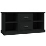 Schwarzer TV-Schrank aus Sperrholz, 99,5 x 35,5 x 48 cm von vidaXL, TV-Möbel - Ref: Foro24-816273, Preis: 82,04 €, Rabatt: %