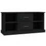 Schwarzer TV-Schrank aus Sperrholz, 99,5 x 35,5 x 48 cm von vidaXL, TV-Möbel - Ref: Foro24-816273, Preis: 80,92 €, Rabatt: %