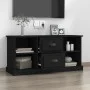 Schwarzer TV-Schrank aus Sperrholz, 99,5 x 35,5 x 48 cm von vidaXL, TV-Möbel - Ref: Foro24-816273, Preis: 80,92 €, Rabatt: %