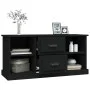 Schwarzer TV-Schrank aus Sperrholz, 99,5 x 35,5 x 48 cm von vidaXL, TV-Möbel - Ref: Foro24-816273, Preis: 80,92 €, Rabatt: %