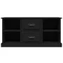 Schwarzer TV-Schrank aus Sperrholz, 99,5 x 35,5 x 48 cm von vidaXL, TV-Möbel - Ref: Foro24-816273, Preis: 80,92 €, Rabatt: %