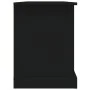 Schwarzer TV-Schrank aus Sperrholz, 99,5 x 35,5 x 48 cm von vidaXL, TV-Möbel - Ref: Foro24-816273, Preis: 80,92 €, Rabatt: %