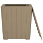 Garden table with removable light brown polypropylene top by vidaXL, Garden tables - Ref: Foro24-364153, Price: 61,82 €, Disc...
