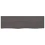Wandregal aus dunkelbraun behandeltem Eichenholz, 100 x 30 x 2 cm von vidaXL, Regale und Regale - Ref: Foro24-363800, Preis: ...