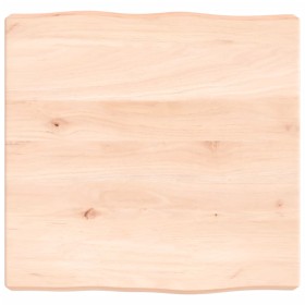Massivholztischplatte mit natürlicher Kante 40x40x(2-6) cm von vidaXL, Tischplatten - Ref: Foro24-363862, Preis: 32,40 €, Rab...