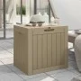 Gray polypropylene garden storage box 55.5x43x53 cm by vidaXL, Outdoor storage boxes - Ref: Foro24-364163, Price: 71,40 €, Di...
