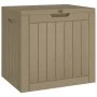 Gray polypropylene garden storage box 55.5x43x53 cm by vidaXL, Outdoor storage boxes - Ref: Foro24-364163, Price: 71,40 €, Di...