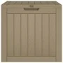 Gray polypropylene garden storage box 55.5x43x53 cm by vidaXL, Outdoor storage boxes - Ref: Foro24-364163, Price: 71,40 €, Di...