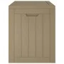 Gray polypropylene garden storage box 55.5x43x53 cm by vidaXL, Outdoor storage boxes - Ref: Foro24-364163, Price: 71,40 €, Di...