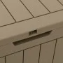 Gray polypropylene garden storage box 55.5x43x53 cm by vidaXL, Outdoor storage boxes - Ref: Foro24-364163, Price: 71,40 €, Di...