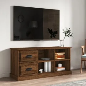 TV-Schrank aus braunem Eichensperrholz, 102 x 35,5 x 47,5 cm von vidaXL, TV-Möbel - Ref: Foro24-816183, Preis: 77,17 €, Rabat...