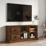 TV-Schrank aus braunem Eichensperrholz, 102 x 35,5 x 47,5 cm von vidaXL, TV-Möbel - Ref: Foro24-816183, Preis: 77,17 €, Rabat...
