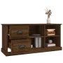 TV-Schrank aus braunem Eichensperrholz, 102 x 35,5 x 47,5 cm von vidaXL, TV-Möbel - Ref: Foro24-816183, Preis: 77,17 €, Rabat...