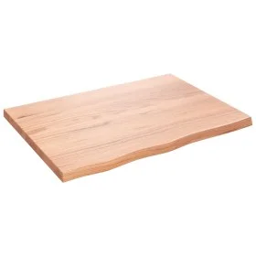 Wandregal aus hellbraun behandeltem Eichenholz, 80x60x(2-4) cm von vidaXL, Regale und Regale - Ref: Foro24-363672, Preis: 39,...