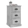 Concrete gray plywood bedside table 39x39x67 cm by vidaXL, Nightstands - Ref: Foro24-816164, Price: 57,91 €, Discount: %