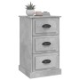 Mesita de noche madera contrachapada gris hormigón 39x39x67 cm de vidaXL, Mesitas de noche - Ref: Foro24-816164, Precio: 58,6...