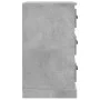 Concrete gray plywood bedside table 39x39x67 cm by vidaXL, Nightstands - Ref: Foro24-816164, Price: 57,91 €, Discount: %