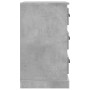 Mesita de noche madera contrachapada gris hormigón 39x39x67 cm de vidaXL, Mesitas de noche - Ref: Foro24-816164, Precio: 58,6...