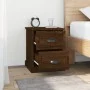 Mesitas de noche 2 uds madera roble marrón 39x39x47,5 cm de vidaXL, Mesitas de noche - Ref: Foro24-816159, Precio: 74,63 €, D...