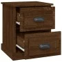 Bedside tables 2 units oak wood brown 39x39x47.5 cm by vidaXL, Nightstands - Ref: Foro24-816159, Price: 74,63 €, Discount: %