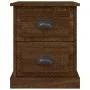 Bedside tables 2 units oak wood brown 39x39x47.5 cm by vidaXL, Nightstands - Ref: Foro24-816159, Price: 74,63 €, Discount: %