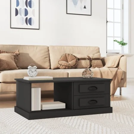 Couchtisch aus schwarzem Sperrholz, 90 x 50 x 35 cm von vidaXL, Couchtisch - Ref: Foro24-816241, Preis: 72,54 €, Rabatt: %