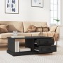 Mesa de centro madera contrachapada negro 90x50x35 cm de vidaXL, Mesas de centro - Ref: Foro24-816241, Precio: 73,43 €, Descu...