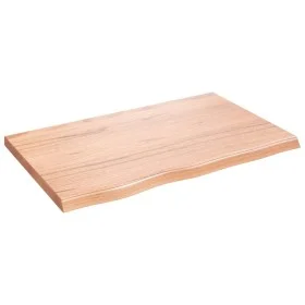 Light brown treated oak wood wall shelf 80x50x(2-4) cm by vidaXL, Shelves and shelves - Ref: Foro24-363669, Price: 87,10 €, D...