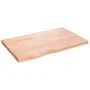 Wandregal aus hellbraun behandeltem Eichenholz, 80x50x(2-4) cm von vidaXL, Regale und Regale - Ref: Foro24-363669, Preis: 93,...