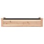 Flowerbed planter with solid fir wood lining 120x45x25 cm by vidaXL, Pots and planters - Ref: Foro24-364286, Price: 44,88 €, ...