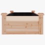 Flowerbed planter with solid fir wood lining 120x45x25 cm by vidaXL, Pots and planters - Ref: Foro24-364286, Price: 44,88 €, ...