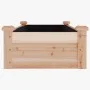 Flowerbed planter with solid fir wood lining 120x45x25 cm by vidaXL, Pots and planters - Ref: Foro24-364286, Price: 46,60 €, ...