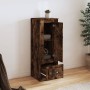 Tall smoke oak plywood sideboard 36x35.5x103.5 cm by vidaXL, Sideboards - Ref: Foro24-816309, Price: 68,98 €, Discount: %