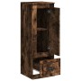 Tall smoke oak plywood sideboard 36x35.5x103.5 cm by vidaXL, Sideboards - Ref: Foro24-816309, Price: 68,98 €, Discount: %