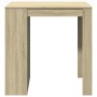 Mesa alta de bar madera ingeniería roble Sonoma 102x70x103,5 cm