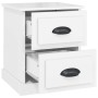 Nachttische 2 Stück glänzendes weißes Holz 39x39x47,5 cm von vidaXL, Nachttische - Ref: Foro24-816149, Preis: 86,45 €, Rabatt: %