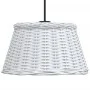 White wicker ceiling lamp shade Ø50x30 cm by vidaXL, Lampshades - Ref: Foro24-364371, Price: 58,61 €, Discount: %