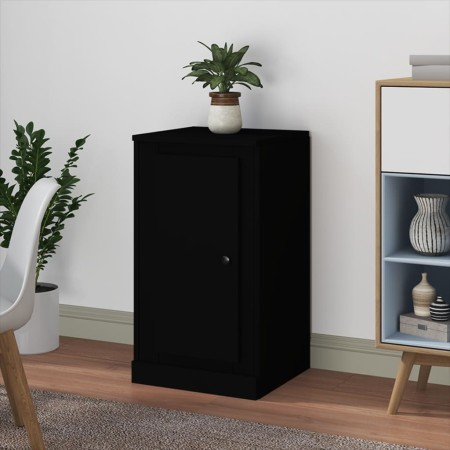Aparador de madera contrachapada negro 37,5x35,5x67,5 cm de vidaXL, Aparadores - Ref: Foro24-816202, Precio: 50,70 €, Descuen...