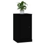 Aparador de madera contrachapada negro 37,5x35,5x67,5 cm de vidaXL, Aparadores - Ref: Foro24-816202, Precio: 50,70 €, Descuen...