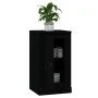 Black plywood sideboard 37.5x35.5x67.5 cm by vidaXL, Sideboards - Ref: Foro24-816202, Price: 46,50 €, Discount: %