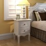 Mesitas de noche con 2 cajones 2 unidades MDF blanca de vidaXL, Mesitas de noche - Ref: Foro24-60638, Precio: 155,27 €, Descu...