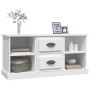 Weißer TV-Schrank aus Sperrholz, 99,5 x 35,5 x 48 cm von vidaXL, TV-Möbel - Ref: Foro24-816272, Preis: 75,46 €, Rabatt: %