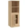 Tall Sonoma oak plywood sideboard 36x35.5x103.5cm by vidaXL, Sideboards - Ref: Foro24-816323, Price: 60,77 €, Discount: %