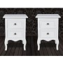 Nachttische mit 2 Schubladen, 2 Einheiten, weißes MDF von vidaXL, Nachttische - Ref: Foro24-60638, Preis: 165,75 €, Rabatt: %