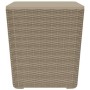 Garden table with removable light brown polypropylene top by vidaXL, Garden tables - Ref: Foro24-364154, Price: 79,39 €, Disc...
