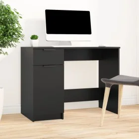 Schwarzer Sperrholzschreibtisch 100x50x75 cm von vidaXL, Schreibtische - Ref: Foro24-811494, Preis: 106,89 €, Rabatt: %