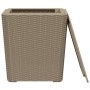 Garden table with removable light brown polypropylene top by vidaXL, Garden tables - Ref: Foro24-364154, Price: 79,39 €, Disc...